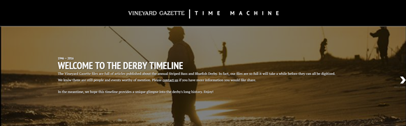 Martha's Vineyard Gazette Derby Timeline